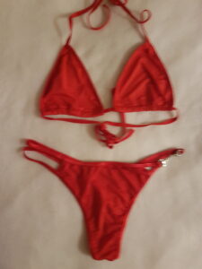 Sexy rød brasiliansk bikini