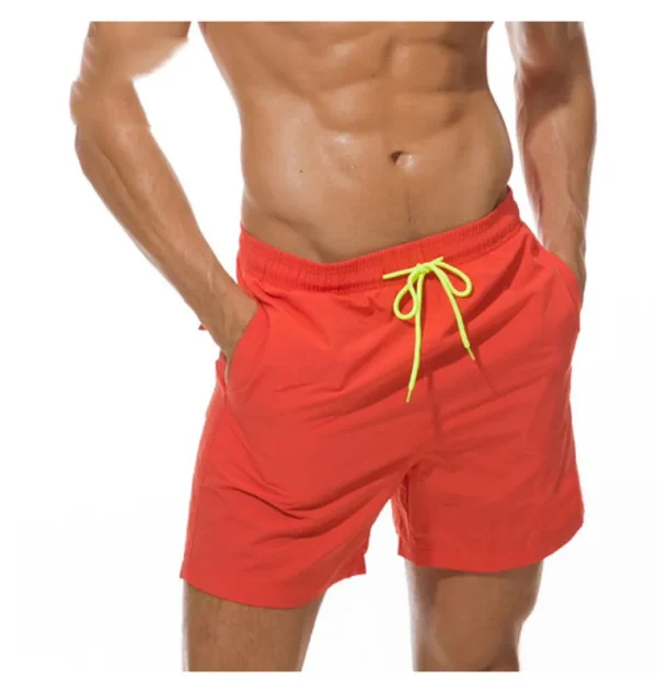 Summer shorts for men orange