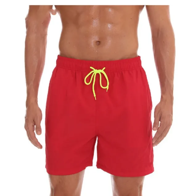Summer shorts for men red