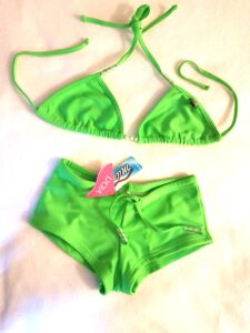 Grønn high waist bikini