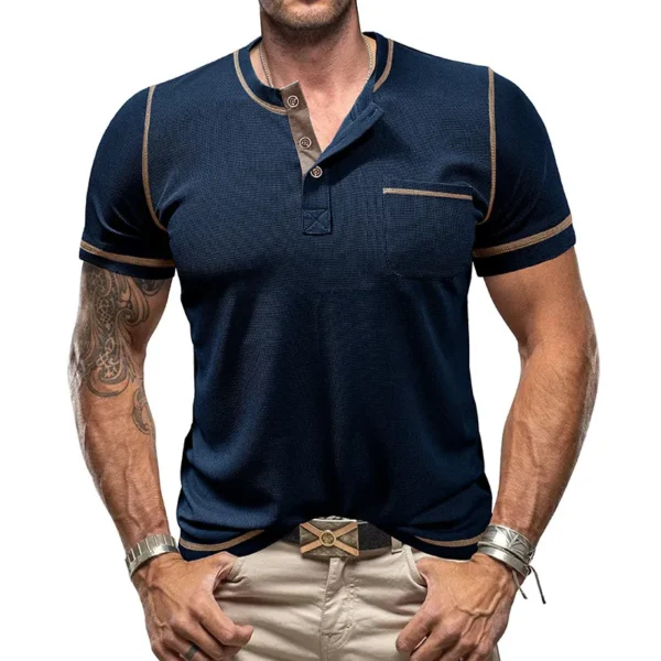 Polo T-shirt for men 2-pack dark blue