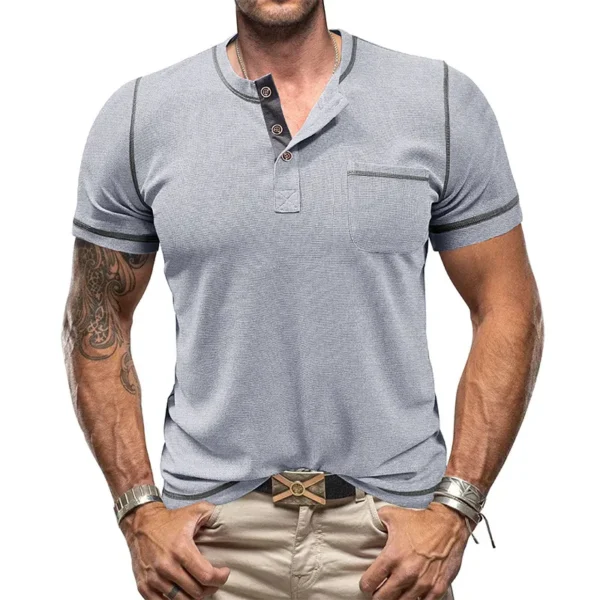 Polo T-shirt for men 2-pack gray