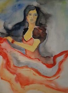 Art Print Dancing Woman