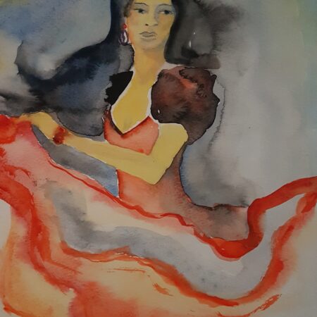 Art Print Dancing Woman