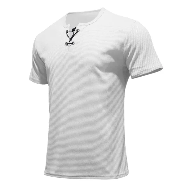 Short Sleeve T-shirt Men's Clothing 2-pack White