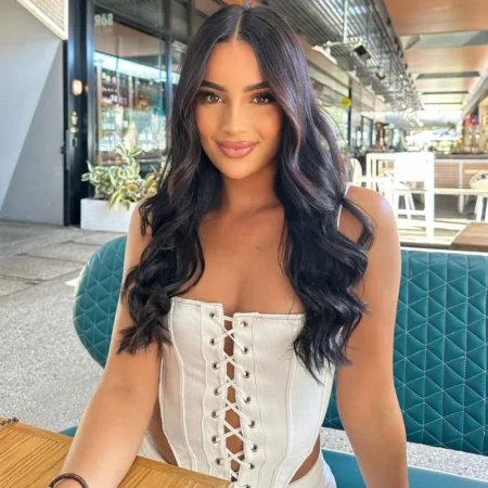 White Corset Top Lace-up Front