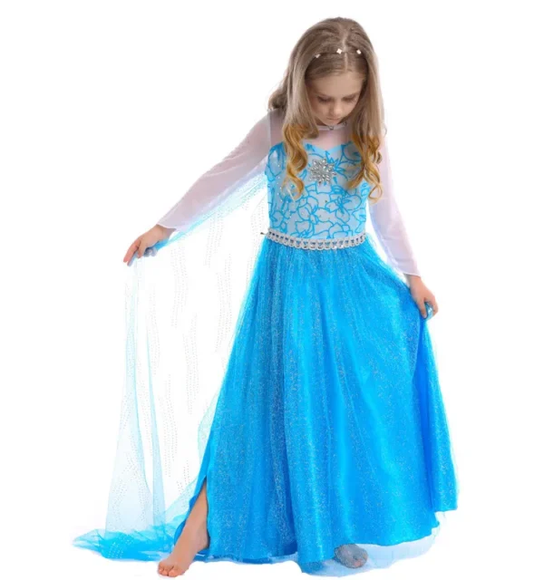 Elsa kjole for jenter