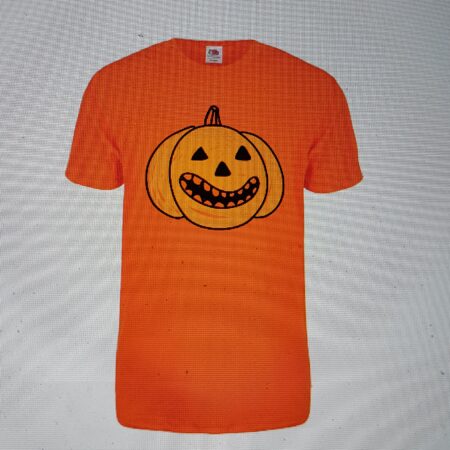 Ensfarget Halloween T-skjorte barn voksne Halloween T-shirt