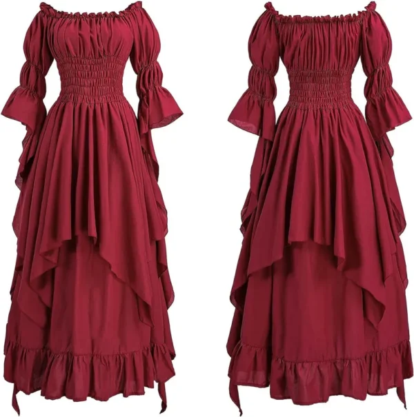 Long Dress Halloween Costume Red