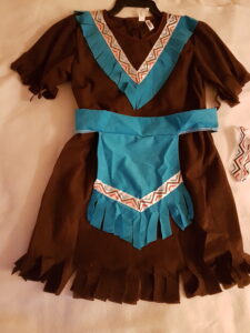 Pocahontas stil kostyme for jenter b