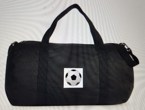 Stor sort bag til trening og reiser 8