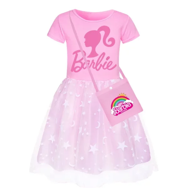 Barbie kjole for jenter.rosa