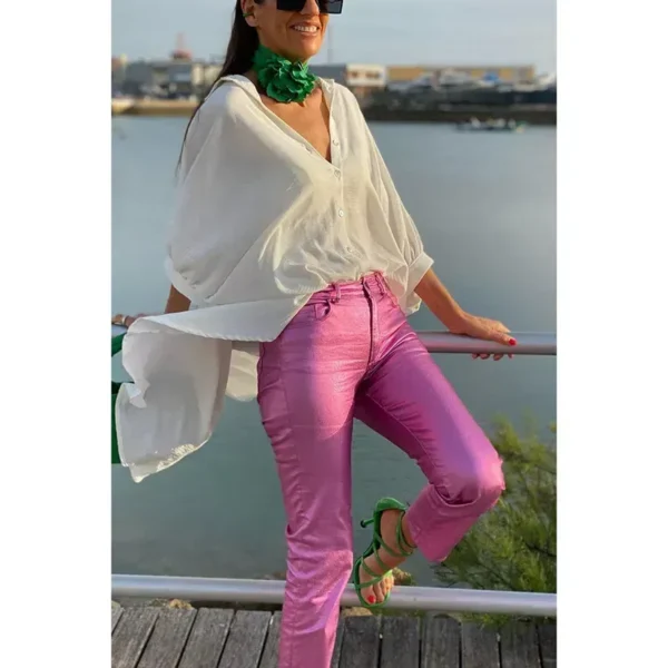 Fashion Pants Pink Color