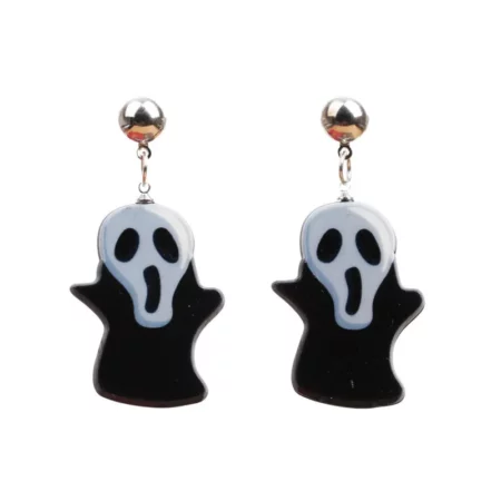 Ghost earrings for Halloween