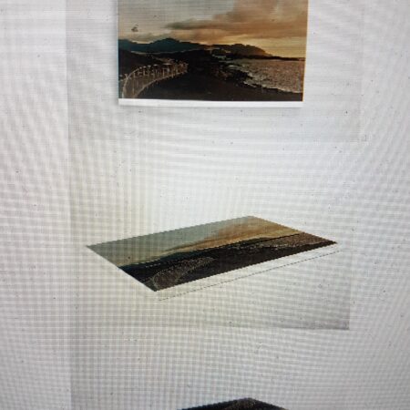 Photo art print on canvas or poster The Atlantic Road