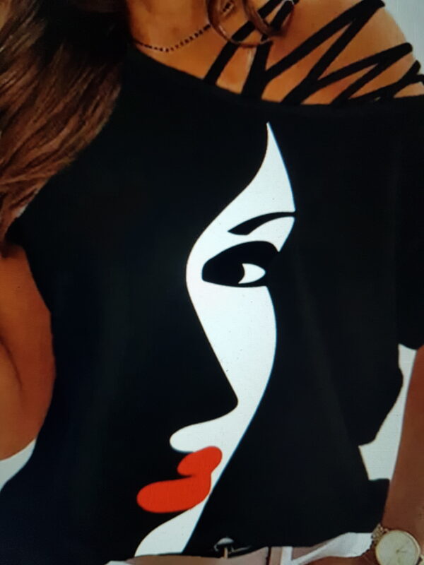 Pop Art Print T-shirt for women