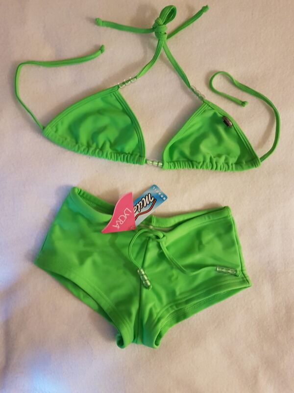 Grønn high waist bikini