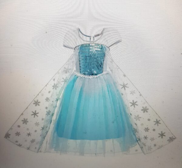 Elsa kjole foran