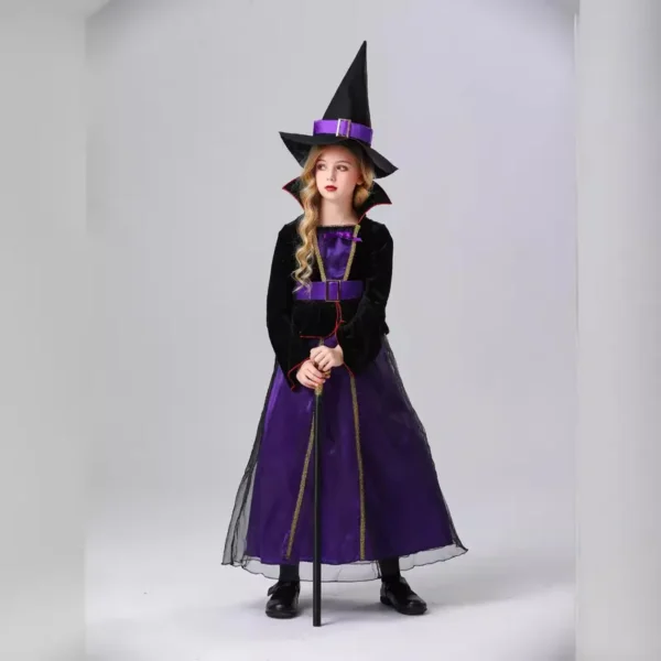 Heks kostyme for jenter Halloween witch costume for girls