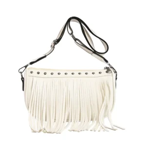 Tassel bag white