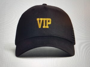 Caps VIP sort gul caps VIP black yellow