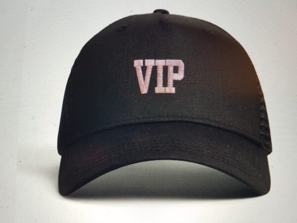 Caps VIP sort rosa caps VIP black pink