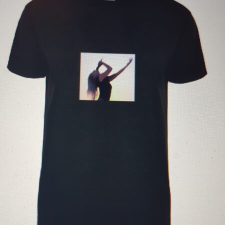 T-shirt black unisex artist image