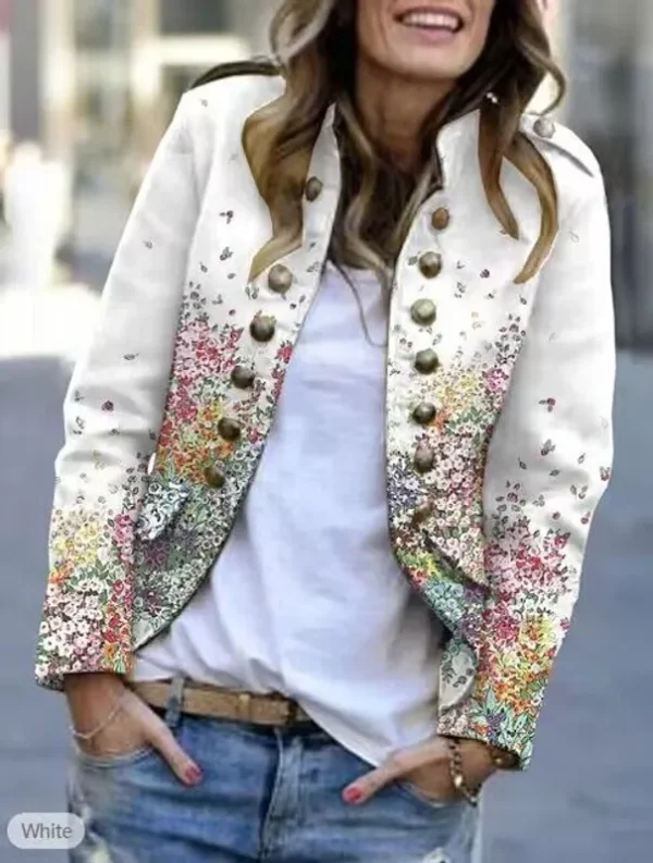 Steampunk Style jacket White