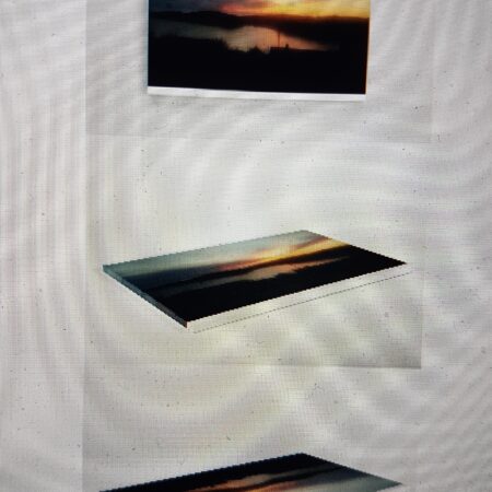 Sunset photo on canvas or poster