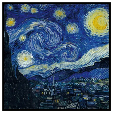Van Gogh painting print on scarf