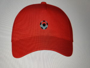 Fotball caps rød