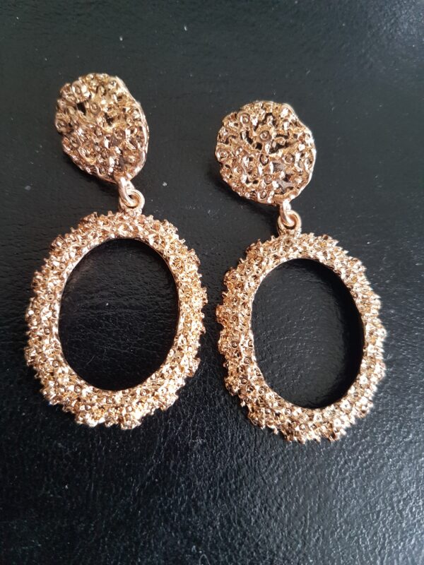 Large Gold Clolor Earrings