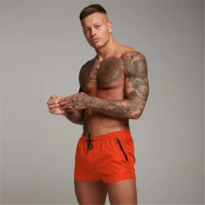 Men's Orange Swim Shorts