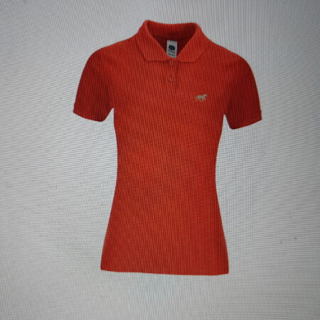 Rød polo T-skjorte for damer red polo T-shirt for women