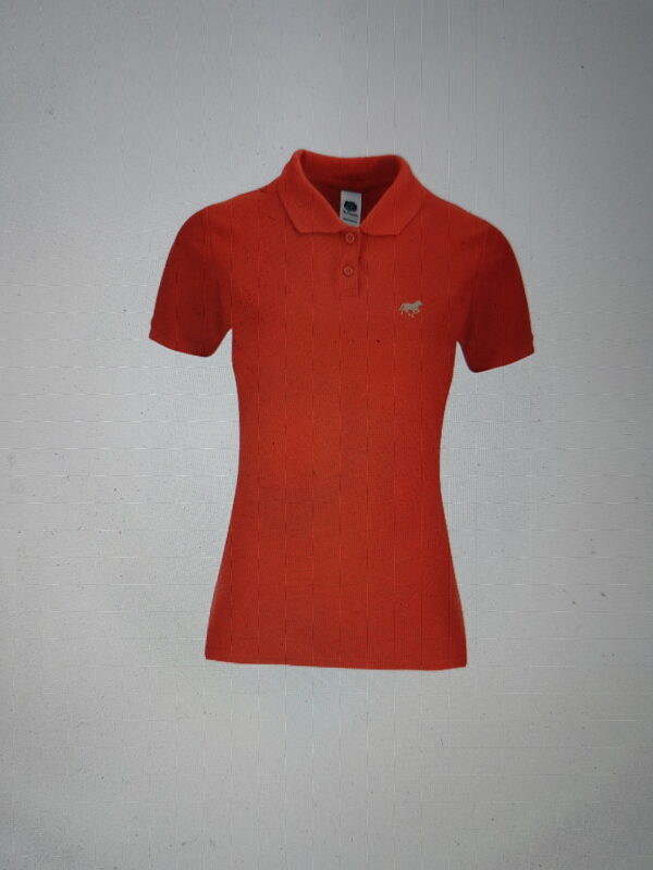 Rød polo T-skjorte for damer red polo T-shirt for women