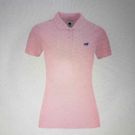 Rosa polo T-skjorte damer pink polo T-shirt for women