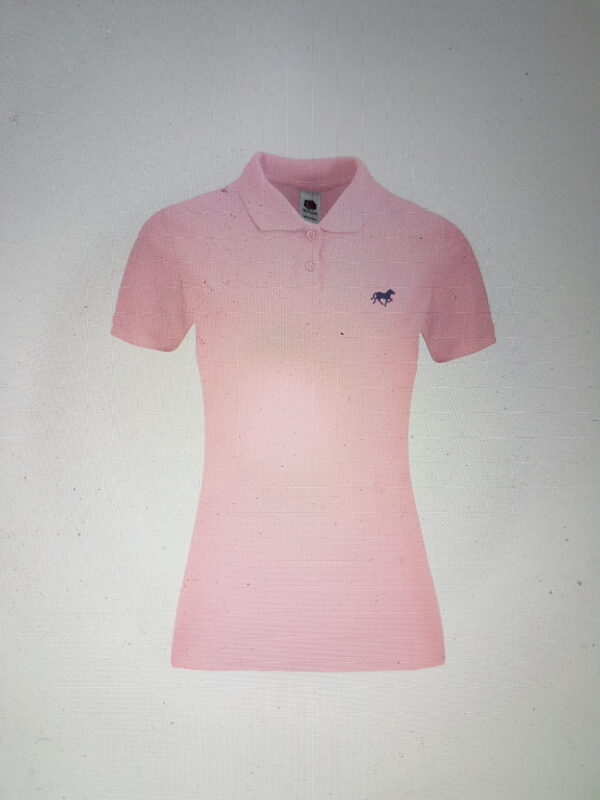 Rosa polo T-skjorte damer pink polo T-shirt for women