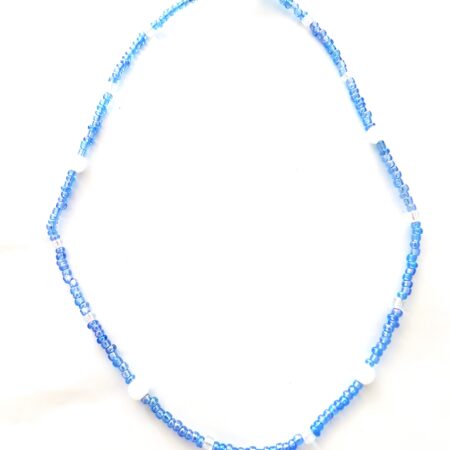 Blue beads necklace