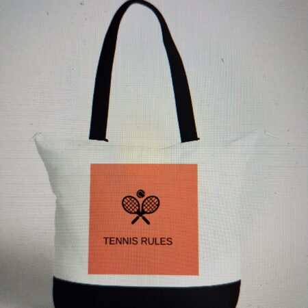 Lerretsveske Tennis rules rosa