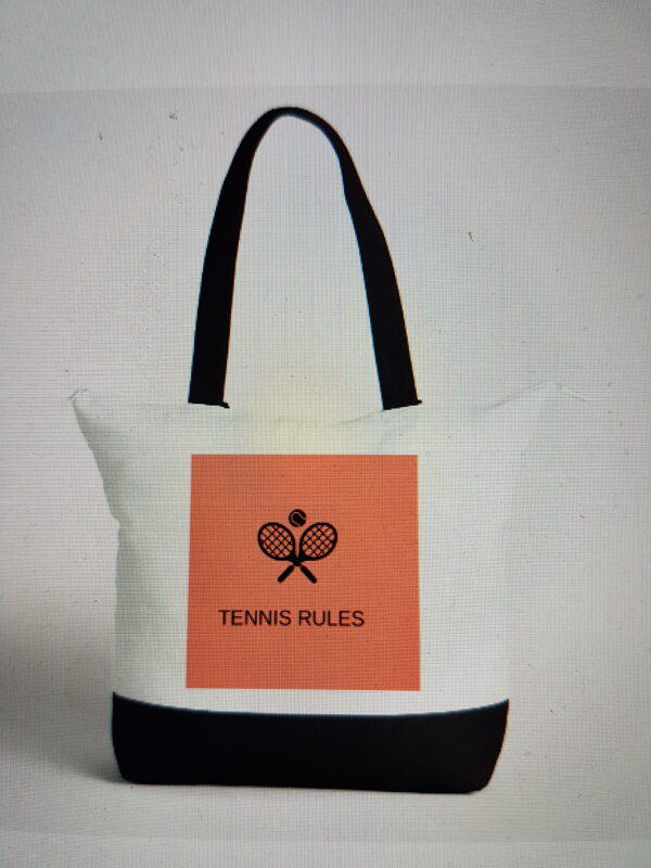 Lerretsveske Tennis rules rosa