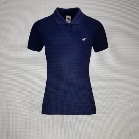 Polo T-skjorte blå hvit women's polo T-shirt blue white