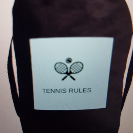 Treningsbag Tennis rules lyseblå