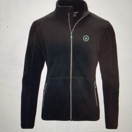 Unisex fleece jakke sort blå