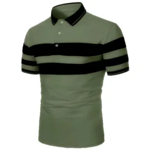 2pk. polo T-skjorte menn men's polo T-shirt 2-pack green white