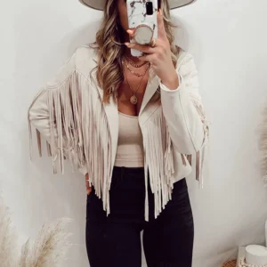 Country Western Style Tassel Jacket b