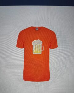 Oktoberfest T-sksjorte oransje Beer Festival Tshirt orange