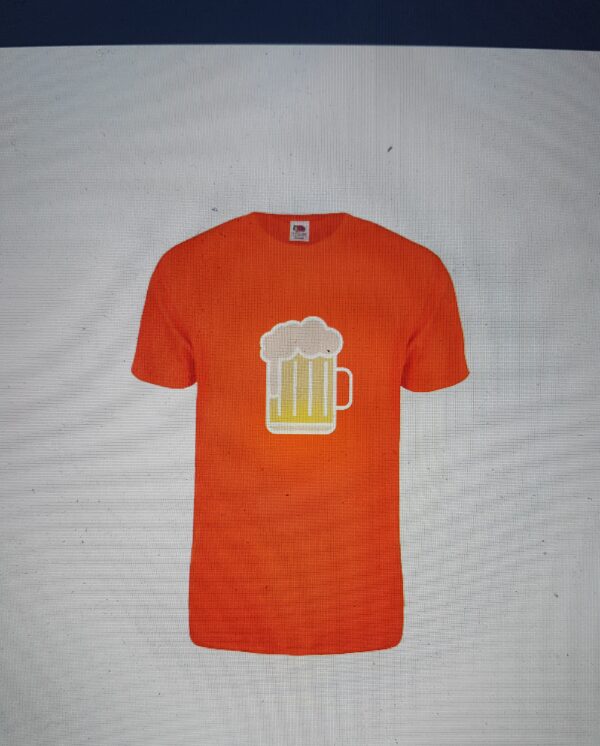 Oktoberfest T-sksjorte oransje Beer Festival Tshirt orange