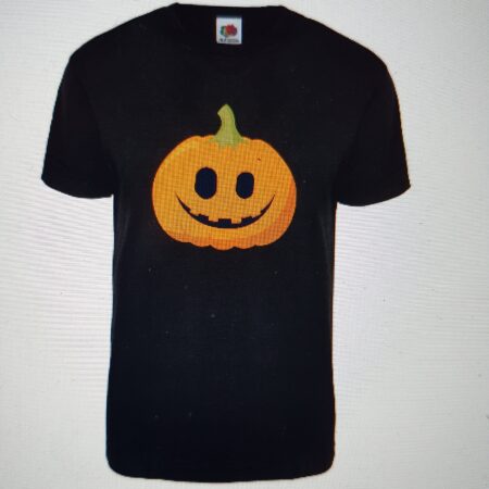 Sort Halloween T-skjorte Halloween T-shirt black