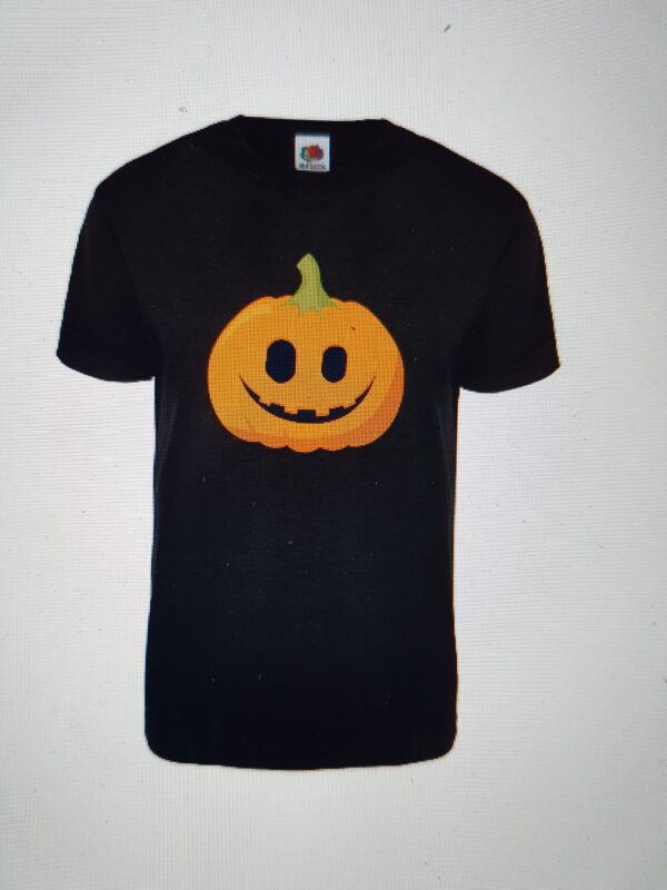 Sort Halloween T-skjorte Halloween T-shirt black