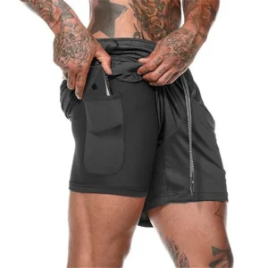 Sport shorts for men gray